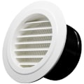 Pikkukuva 1 / 5: VMC ilmanvaihtoritilä, 75mm ilmanvaihtoaukko suojaritilällä - ABS (Ø75mm)