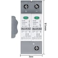Miniatyrbild 5 av 5: Överspänningsskydd, DC 500V 20KA-40KA Fotovoltaisk Högtalare med 2 poler Lågspänning paraft-CHLT-40PV