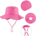 Miniatyrbilde 2 av 5: Justerbar baby solhatt barn sommer caps bred brem for basseng/strand/svømming/utendørs