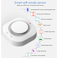 Miniatyrbild 4 av 5: Smart rökdetektor Tuya Wifi Inhemsk Brand Brandvarnare Rök Mobilapplikation Rök NOTERING GARANTI COOK