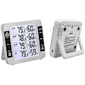 Miniatyrbild 2 av 4: Digital hygrometertermometer med LCD-bakgrundsbelysning, fukt- och temperaturmätare i realtid, max/min-registrering