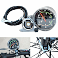 Miniatyrbilde 3 av 5: Sykkelmekanisk speedometer, universell sykkel, vanntett mekanisk kilometerteller