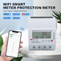 Miniatyrbilde 2 av 5: Intelligent energimåler WiFi 100a enfase 4p Tuya Smart Wifi Fotovoltaisk Energi Avtale Strømbryter Timer Toveis Solenergi