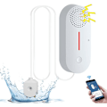 Pikkukuva 1 / 5: WiFi-vesivuotohälytin, vedenkorkeushälytin, 100 dB:n vesihälytin, vesivuotoanturi langaton, push-ilmoitukset Tuya/Smart Life -sovelluksissa