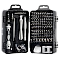 Miniatyrbild 1 av 5: Precisionsskruvmejselset, skruvmejselset professionella reparationsverktyg 115 i 1 set Multifunktionell magnetisk skruvmejsel för Iphone Laptop Mac Watch To