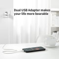 Miniatyrbilde 4 av 5: USB-kontakt, 3-pakning 2.1A/5V lader for iPhone 11 Pro Max XS XR X