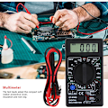 Miniatyrbild 2 av 5: Digital Multimeter, DT-830B Multifunktionell Portabel LCD Digital Multimeter, Amperemeter Volt Ohm Tester Voltmeter Ohmmeter Meter