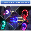 Miniatyrbillede 4 af 5: Håndstyret minidrone, flyvende boldlegetøj, mini spinnerdrone med 360° roterende og skinnende LED-lys, lille helikopter UFO indendørs udendørs sjov f
