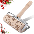 Miniatyrbild 1 av 5: Präglad Träjulkalender, Handgjord Träjulkalender