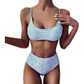 Miniatyrbild 1 av 4: Bikiniset för kvinnor, tvådelad baddräkt