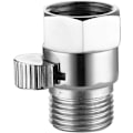 Miniatyrbillede 1 af 5: Brusehovedslange-adapter, messing, til/fra-ventil, kompressionsafspærringsventil 1/2\"