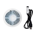 Miniatyrbilde 4 av 4: LED 5M RVB LED Lysstripe LED Band Kontrollert av Bluetooth App Fjernkontroll Flerfarget Lys Eventyr Dimmbar med Musikk er egnet for ho