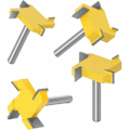Miniatyrbillede 4 af 5: 8 mm Overfræser CNC Jordbær til at knuse CNC Spoilboard Planer T-hale