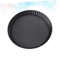 Miniatyrbillede 2 af 4: Silikone brødform til ovne, silikone cupcakeform, 1 stk. pizzabakke til ovn, bageforme, bageplade, slip let bageform (12 cm 2 cm)