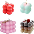 Miniatyrbillede 5 af 5: 2 stk. Silikone 3D Bobleform Chokolade Fudge Kage Dekoration Form Lysfremstillingsform