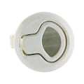 Miniatyrbilde 1 av 2: Latch Flush Pull Slam Latch Lukeluke Båtlåse Lukeluke For Marine Båt Camper Rv Trailer Hvit