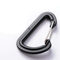 Miniatyrbillede 4 af 4: Presenningsclips 6 stk. Telt Teltclips til Camping Robust Låseclips, Sorte Teltstropper Plantestropper til markise, 8,5 3cm
