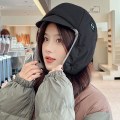 Miniatyrbillede 1 af 4: Dun bomuldshat til kvinder, vinter, plus fløjl, fortykkelse til beskyttelse mod kulde, varme, vindafvisende og ørebeskyttelse, one size fits all