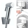 Miniatyrbild 1 av 5: Krom Bidet Shattaf Duschslang Armatur Hygienisk Toalett Muslimsk Duschhuvud Slang