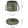 Miniatyrbilde 5 av 5: Sammenleggbar bøtte med håndtak Sammenleggbar bøtte Vaskeservant, Bærbar vannbeholder 2,64 gallons (10 liter) Egnet for camping fiske reiser hagearbeid