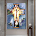 Miniatyrbilde 2 av 5: DIY 5D Diamantmaleri, Krystall Rhinestone Broderibilder Kunst Håndverk for Veggdekor Av (30 40cm)