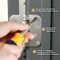 Miniatyrbillede 3 af 5: Simpel Automatisk Service Gård, Manuel positionering, hardware tilbehør, brandskærende dør, fjederhængsel
