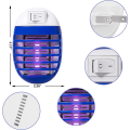 Miniatyrbild 3 av 5: 6-pack myggfångare inomhus för flygande myggor, elektronisk myggdödare myggfälla med LED-ljus för uteplats, sovrum, kök, kontor