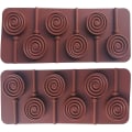 Miniatyrbillede 1 af 2: 2 stk. Silikone Slikkepind Form DIY Silikoneform Runde Chokoladeforme