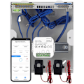 Miniatyrbild 5 av 5: Tuya Smart Dubbelriktad Effektmätare, 12-kanalsräknare med CT-transformator, realtidsövervakning av spänningsströmmens effekt, App för mo