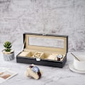 Miniatyrbild 2 av 5: Klocklåda för 6 klockor Display/Box/Förvaringslåda (Svart)