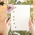 Pikkukuva 4 / 5: Minireikäleima, 1 reiän reikäleima, sisäsivun reikäleima, DIY-reikäleima, yksittäinen reikäleima, manuaalinen irtolehtileima, sisäsivun reikäleima, työpöydän muovileima