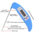 Miniatyrbild 2 av 5: Kökstermometer, Reservdelar till kylskåp LCD Direktavläsning Elektronisk Matlagningstermometer med Sond, för Matlagning i Kök, BBQ, Vätska, Biff,