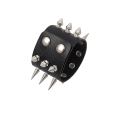 Miniatyrbillede 5 af 5: PU Læder Choker Armbånd Legering Punk Gotisk Choker Halskæde med Nitter Unisex Justerbar