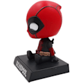 Miniatyrbilde 3 av 5: Karakter bobblehead-dukke med mobilstativ/bil dashbord mobilstativ rød