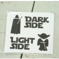 Pikkukuva 5 / 5: Dark Side Light Switch Vinyyli Tarra