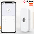 Miniatyrbillede 2 af 5: ZigBee Intelligent Vibrations- og Faldsensor Bevægelse i realtid Vibrationsalarmsensor Tuya App Fjernbetjening, lavt batteri, offline genkaldelsesfunktion
