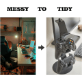 Miniatyrbillede 4 af 5: Controller Stand Headset Stand Universal Gamepad Stand Universal Desktop Gaming Accessories, Perfekt organisering til hjemmekontor