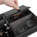 Miniatyrbillede 3 af 5: Valetbakke i Læder, Mænds Natbord Organizer, Skrivebord eller Kommode Opbevaringsboks Holder til Smykker, Nøgler, Telefon, Tegnebog Ur 25 x 19 x 5 cm