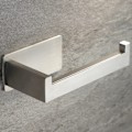 Miniatyrbild 3 av 5: Toalettpappershållare för dörr, toalettpapper utan borrning, rostfri stål dörr toalettrullar för badrum