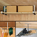 Miniatyrbild 3 av 5: Metall garage takförvaringskrokar, väggkrokar, robusta verktygskrokar för stege, cykel, trä, verktyg och andra skrymmande föremål (2, svart förpackning)