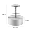 Miniatyrbilde 3 av 5: Burgerpresse, justerbar 304 rustfritt stål non-stick hamburger fylt hamburgerpresse maker Patty Making Mold for Perfect Burger Beef Patties Dinn