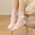 Miniatyrbillede 1 af 5: Sokker til kvinder, efterår og vinter, midcalf-sokker, fortykkede plus fløjl mink fløjl varme sokker til søvn, barselssokker