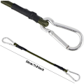 Pikkukuva 2 / 5: 2 kpl Mini Heavy Duty 30cm Bungee-narua karabiinihaalla retkeilyyn, matkatavaroihin, matkustamiseen