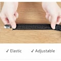 Miniatyrbilde 5 av 5: Sengespenner stropper montert laken slips trekant elastisk madrassstropp justerbar lakenstrekker seler madrassstropp 4 stykker svart