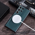 Pikkukuva 2 / 5: Magneettinen Magsafe-kotelo yhteensopiva Samsung Galaxy S23 Ultra -puhelimen kanssa, PU-nahkainen suojakotelo