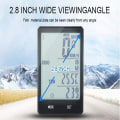 Miniatyrbillede 2 af 5: （ 7,8 x 5 cm，Grønt lys）Trådløs LCD-display cykelcomputer Vandtæt skridttæller speedometer Auto hukommelse temperaturmåling