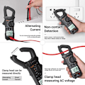 Miniatyrbilde 3 av 5: ST209 Multimeter Digital Klype Amperemeter 6000 punkter True RMS AMP DC/AC AMPEREMETRI PLACH TESTER Voltmeter Automatisk område LCD-skjerm