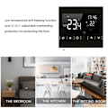 Miniatyrbillede 3 af 5: Intelligent LCD touchskærm intelligent termostat til programmerbart elektrisk gulvvarmesystem AC 85-250V termoregulator temperaturregulator