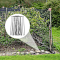 Miniatyrbillede 4 af 5: Fuglenet 7,5 x 15 m, Beskyttelsesnet til Fugle, Træ, Frugt, Grøntsager, Dam - Sort