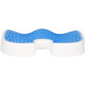 Miniatyrbilde 3 av 5: Kontorstolpute - Ergonomisk og ortopedisk pute i memory foam - svart, bred
